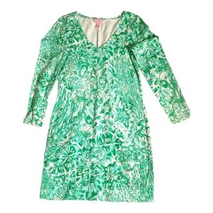 Lilly Pulitzer Green Long Sleeve Dress